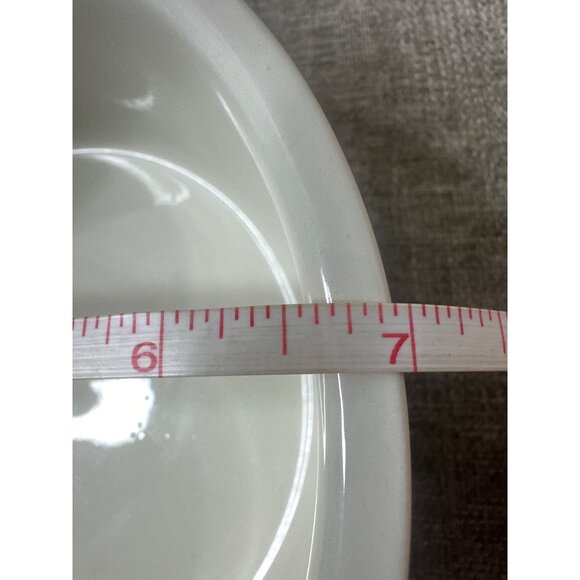 Top Paw Thirsty Ceramic Pet Bowl 7 Inch Navy & White Microwave Safe Dog Cat - Picture 6 of 6